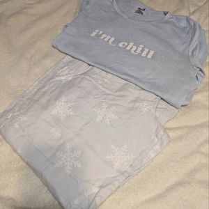 ✨Must Sell or Donating✨PINK by Victoria's Secret Long Sleeve and Pant PJ Set
